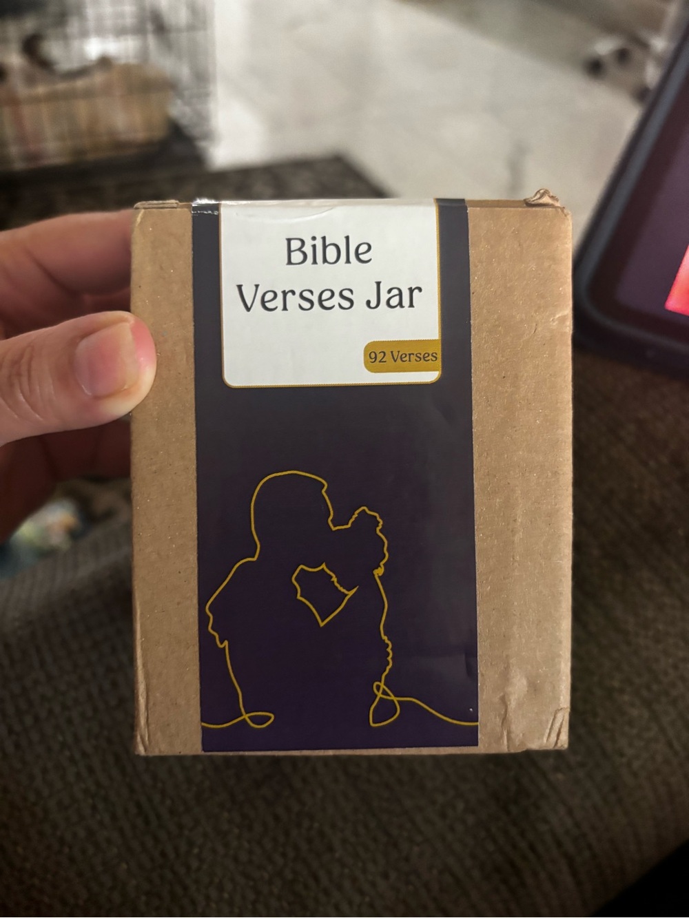 Bible Verses Jar - To My Dad Inspirational Prayer Reminder